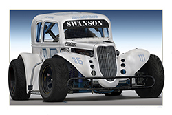 Duane Swanson Legends Car (12x18)