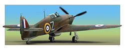Hawker Hurricane (10x25)